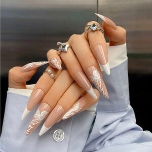 Stiletto Shaped Press-On Nails